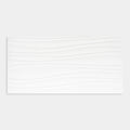 Gloss White 3D Wave Duraglaze Tile 300x600