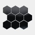 Black Matt Hexagon Mosaic 295x256