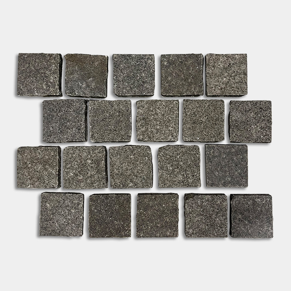 Sintra Natural Slate Cobblestone 90x90x20