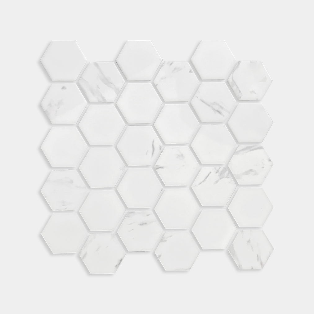 Carrara Hexagon Mosaic Small 272x282