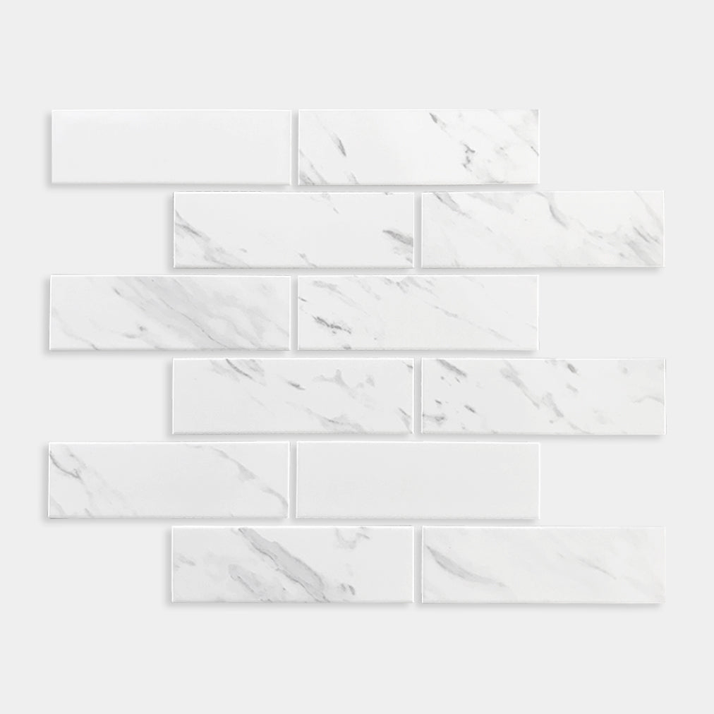 Carrara Subway Mosaic Large 291x297
