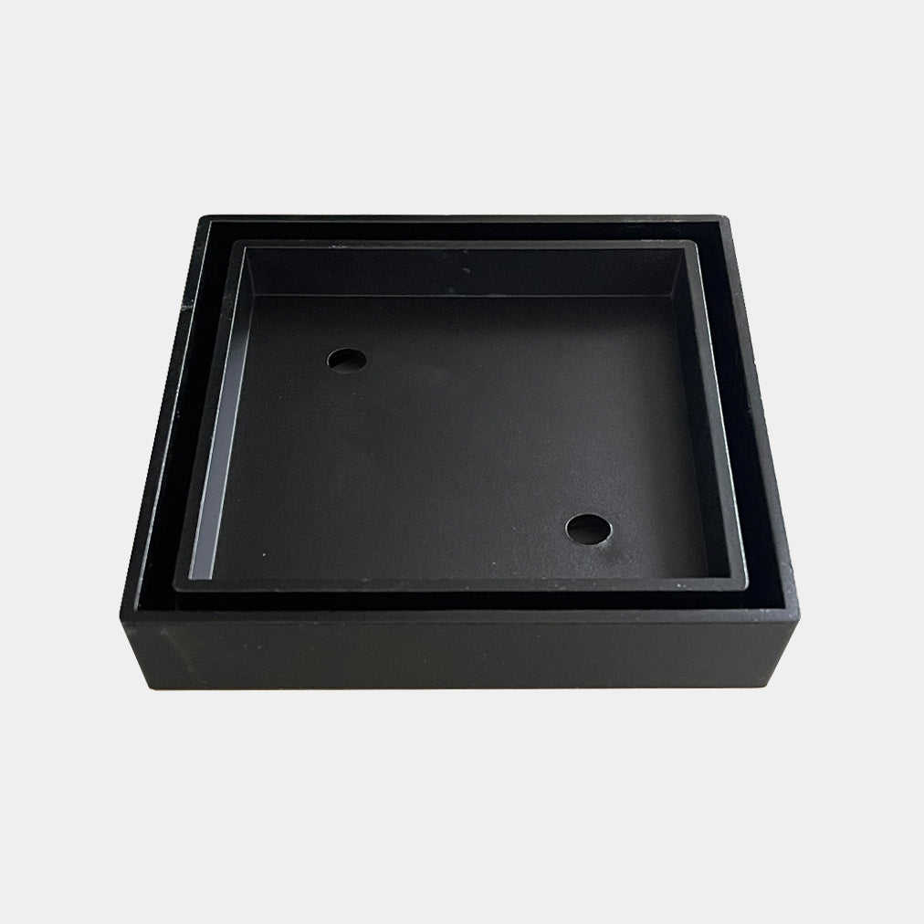 ST1188K Matt Black Tile Insert Floor Waste