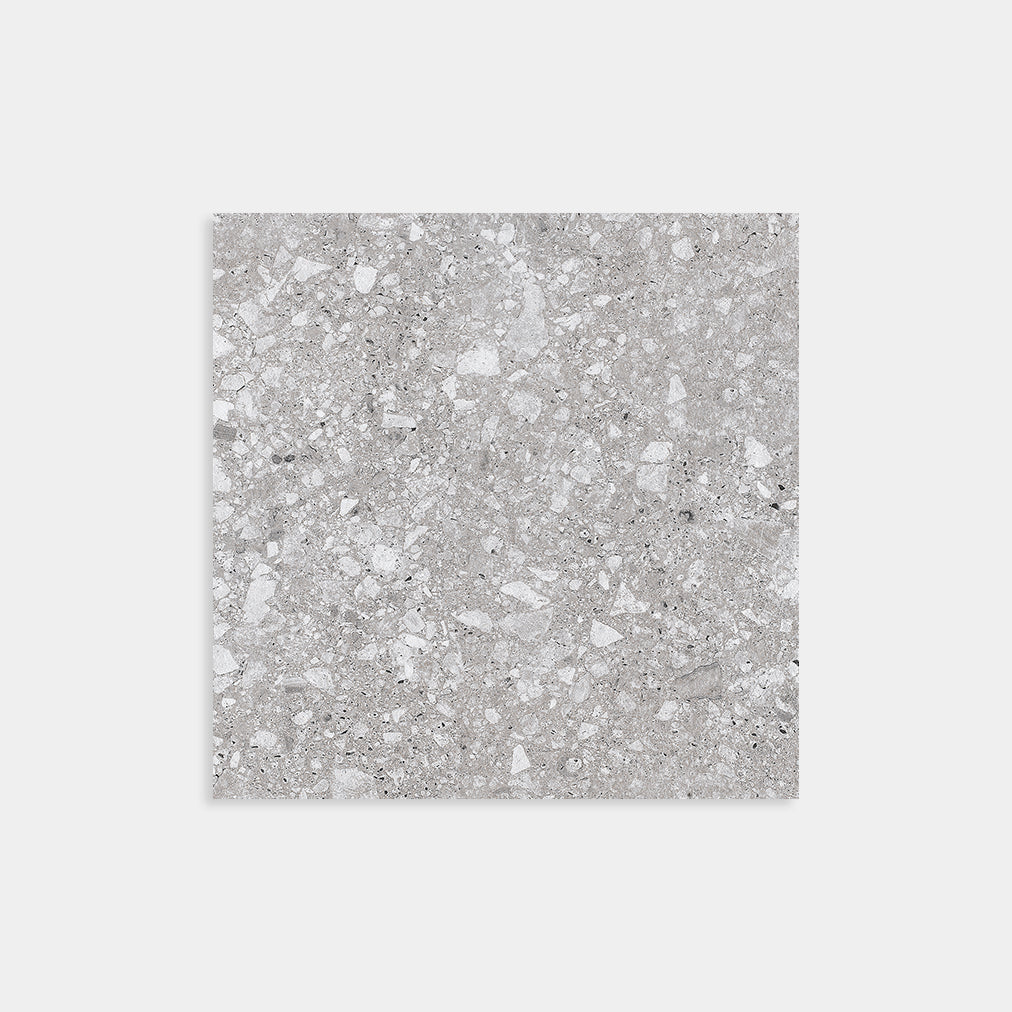 Terrazzo Coal Matt 600x600