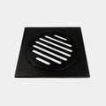 YHD033BK Matt Black Square Floor Drain